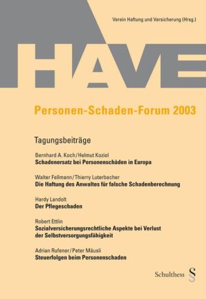 Personen-Schaden-Forum 2003-0