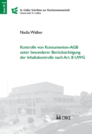 Kontrolle von Konsumenten-AGB unter besonderer Berücksichtigung der Inhaltskontrolle nach Art. 8 UWG-0