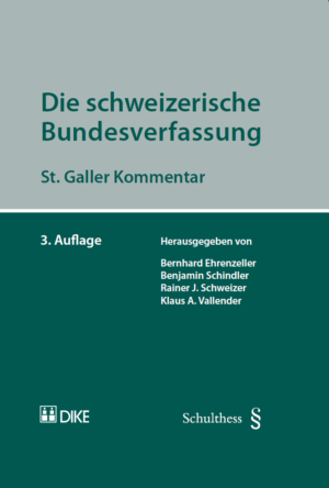 Die schweizerische Bundesverfassung, 3. Aufl.-0