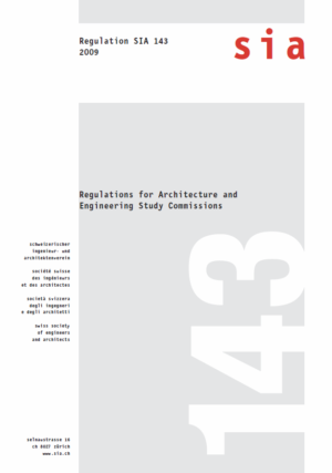 SIA 143 - Regulations for Architecture and Engineering Study Commission-0