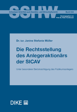 Die Rechtsstellung des Anlegeraktionärs der SICAV-0