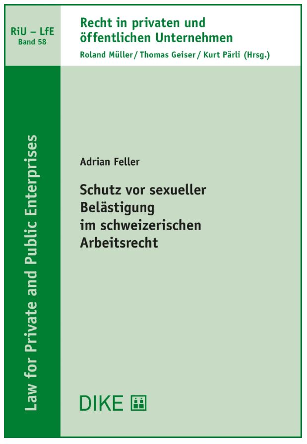 Schutz vor sexueller Belästigung im schweizerischen Arbeitsrecht